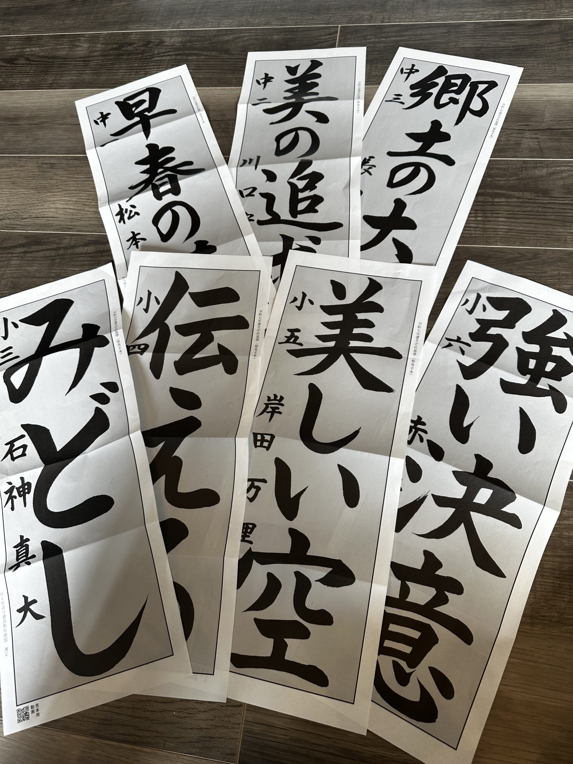 専用ページです 令和7年 埼玉県書き初め展覧会 小6手本